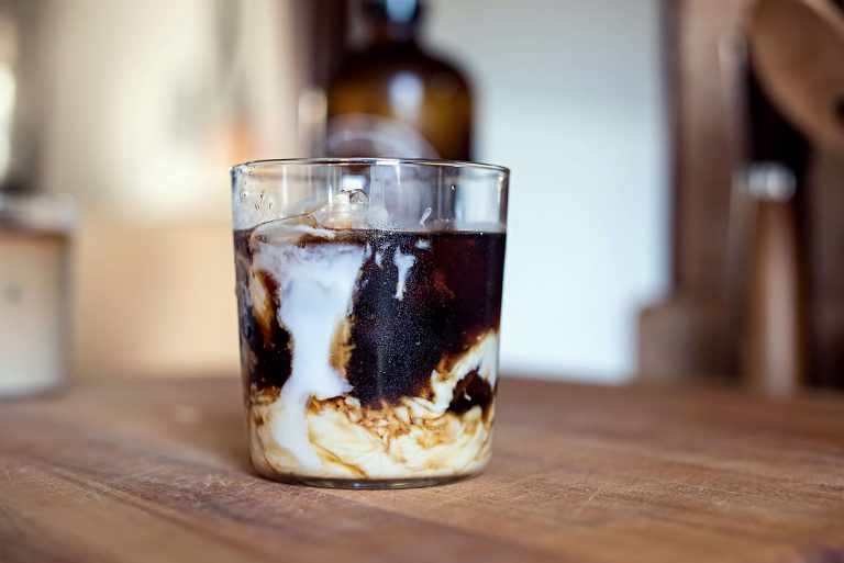 glass of iced coffee