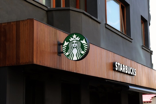 outside of a starbucks store location