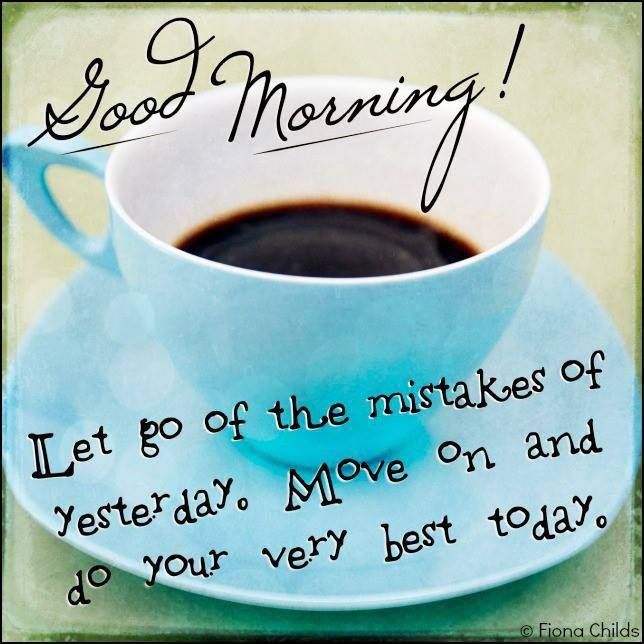a good morning coffee sign