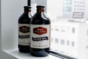 2 bottles of cold brew coffee